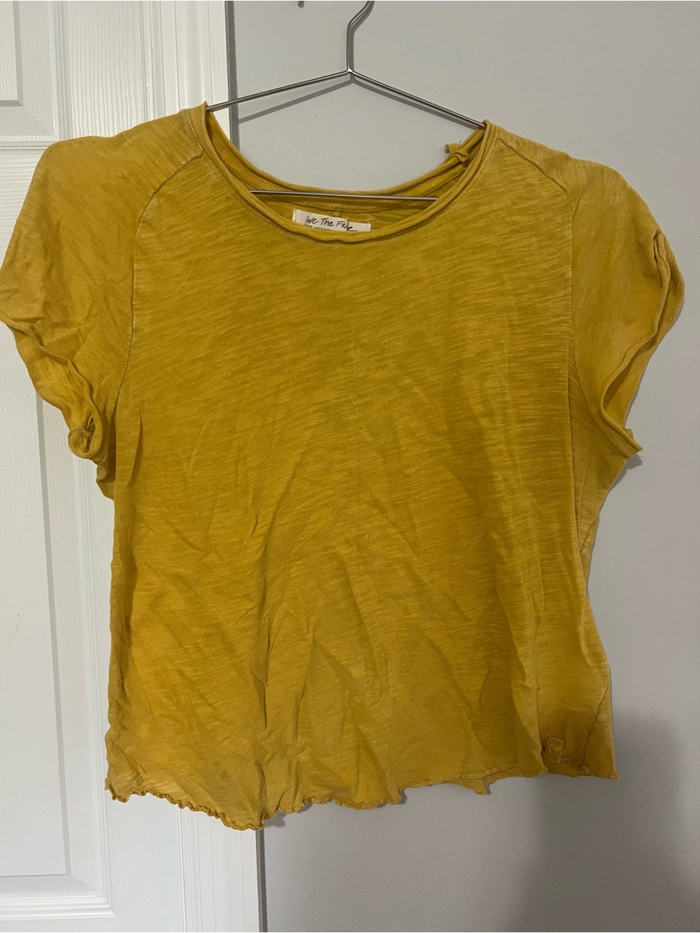 We The Free Golden Mustard Short Sleeve Crew Tee